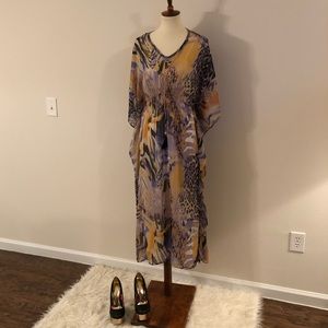 Vasna Desire Animal-print Maxi Dress